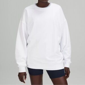 Lululemon Perfectly Oversized Crew Sweatshirt White Size 4